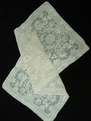 EARLY 1900's FILLET LACE TABLE/BUFFET RUNNER