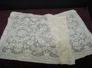 EARLY 1900's FILLET LACE TABLE/BUFFET RUNNER
