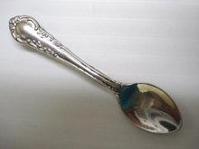 LOVELY UNIQUE STERLING BROOCH - TINY SPOON