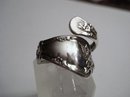 LOVELY ONEIDA UNIQUE SILVER SPOON RING