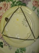 ANTIQUE MAJOLICA STYLE PLATE*HAPPY DAYS*
