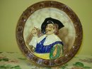 ANTIQUE MAJOLICA STYLE PLATE*HAPPY DAYS*