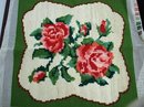 SHABBY CHIC ROSES - NEEDLEWORK
