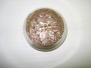 LOVELY STERLING PILL BOX - FILIGREE TOP