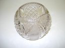 Fantastic Vintage Pressed Glass Rose Bowl