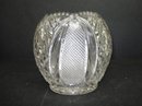 Fantastic Vintage Pressed Glass Rose Bowl