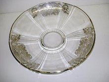 SUPERB - HUGE - SILVER - OVERLAY - BOWL