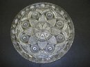 SUPERB - HUGE - HEAVY PRESSED GLASS TRAY