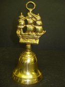 BEAUTIFUL ENGLISH BRASS - SCHOOL BELL