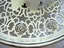 BIRKS SILVER PLATE CAKE STAND - OPEN WORK