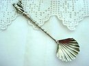 Figural Silver Tea Caddy Spoon made in Italy