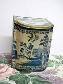 RIDGWAYS TEA TIN - 5 O'CLOCK - BLUE WILLOW