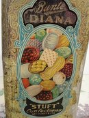 1923 RARE TIN-STUFT CONFECTIONS BUNTE DIANA