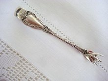 LOVELY STERLING SUGAR TONGS - CLAW FEET