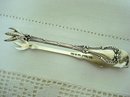 LOVELY STERLING SUGAR TONGS - CLAW FEET