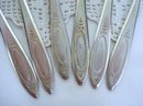 SILVER Plate SET/6 PIE FORKS