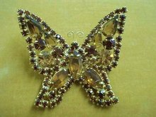 SUPERB KRAMER RHINESTONE BROOCH-BUTTERFLY
