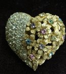 SUPERB VINTAGE RHINE STONE BROOCH