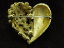 SUPERB VINTAGE RHINE STONE BROOCH