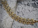 DAZZLING CORO RHINESTONE WIDE BRACELET