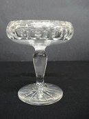 STRIKING VINTAGE CUT CRYSTAL COMPORT