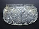 SUPERB OLD BRILLIANT CUT GLASS ROUND BOWL