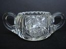 CUT GLASS - CRYSTAL CREAM & SUGAR SET