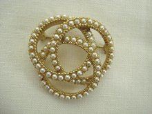 SUPERB BOUCHER BROOCH # 6498-LOVERS KNOT