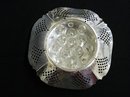 LOVELY SILVER PLATE 2 Piece CENTER PIECE VASE