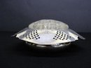 LOVELY SILVER PLATE 2 Piece CENTER PIECE VASE