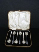 OLD ENGLISH STERLING SPOON SET - ORIG. BOX