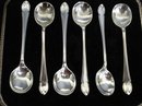 OLD ENGLISH STERLING SPOON SET - ORIG. BOX