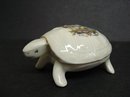 FIGURAL TRINKET BOX - WHITE TURTLE - LIVERPOOL