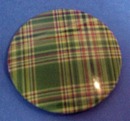 1934 Bakelite COMPACT Scottish Tartan