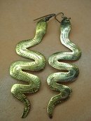 IMPRESSIVE VINTAGE FIGURAL EARRINGS
