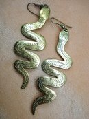 IMPRESSIVE VINTAGE FIGURAL EARRINGS