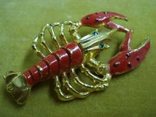 Vintage Figural Enamel BROOCH