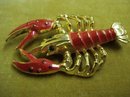Vintage Figural Enamel BROOCH