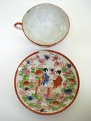 Marvelous HAND Painted CUP and SAUCER GEISHA LADIES