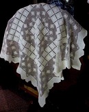 Vintage Lace Table Cloth - Tablecloth