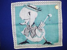 CHARMING CHILDS HANKIE - DONALD DUCK