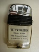 SCRIPTO LIGHTER - ADERTIZING *TREVI TILE*