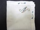 FLORAL EMBROIDERY - HANKIE - MONOGRAM N