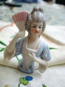 MINIATURE PINCUSHION HALF DOLL Germany