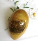 MAUCHLINEWARE DARNING EGG & NEEDLE BOX