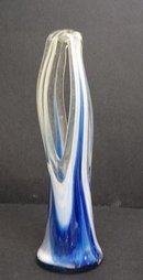SPECIAL - UNIQUE FORM - ART GLASS - VASE