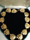 SPECTACULAR ANTIQUE ENAMEL NECKLACE