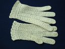 ANTIQUE CROCHETLACE LADIES GLOVES