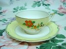 GRINDLEY HAND PAINTED CUP & SAUCER