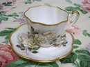 Beautiful ENGLISH CHINA CUP and SAUCER WHITE ROSE